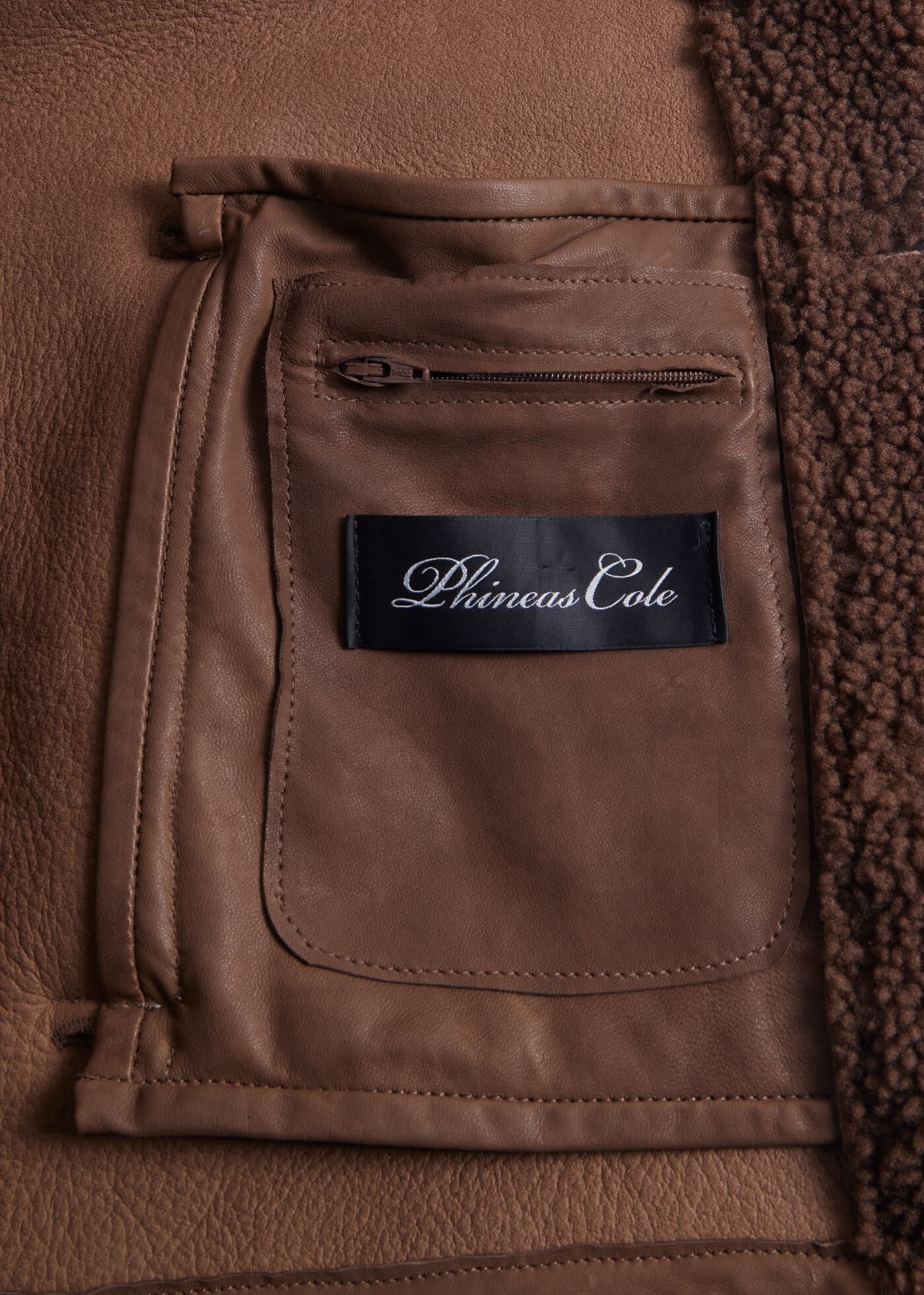 Curly Shearling Shirt Jacket