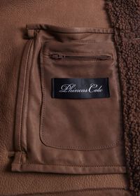 Paul Stuart Curly Shearling Shirt Jacket, thumbnail 4