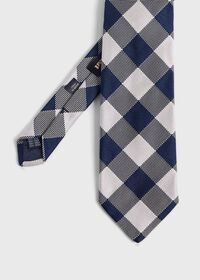 Paul Stuart Woven Check Tie, thumbnail 1