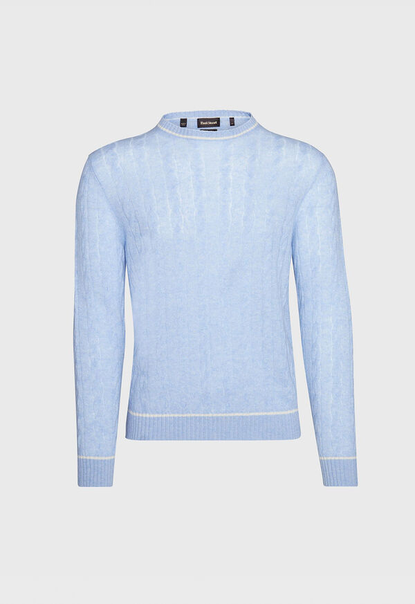 Paul Stuart Cashmere Cable Crewneck Sweater, image 1