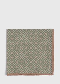 Paul Stuart Reversible Floral Print Pocket Square, thumbnail 2