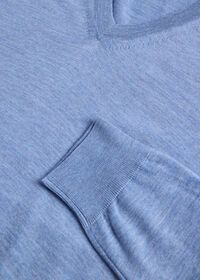Paul Stuart Merino Wool V-neck Sweater, thumbnail 2