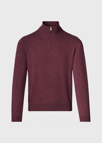 Paul Stuart Cashmere Quarter Zip Pullover, thumbnail 1