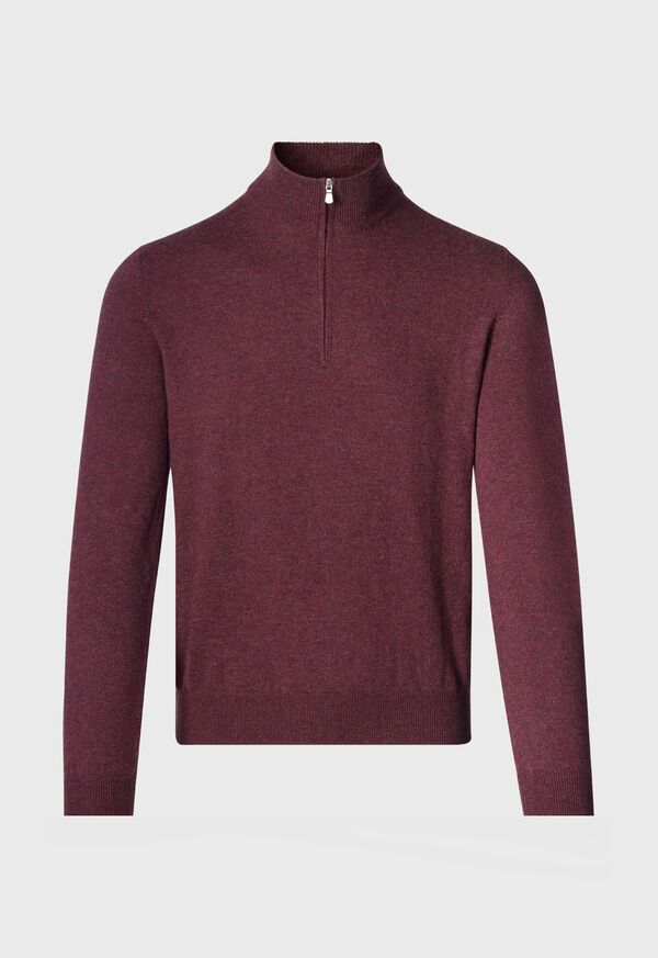 Paul Stuart Cashmere Quarter Zip Pullover, image 1