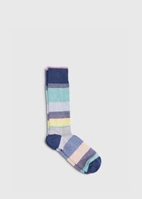 Paul Stuart Melange Color Block Crew Sock, thumbnail 1