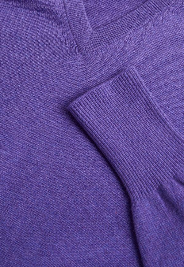 Paul Stuart Classic Cashmere Double Ply V-Neck Sweater, image 39