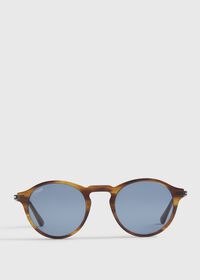 Paul Stuart Havana Acetate With Blue Lens, thumbnail 1