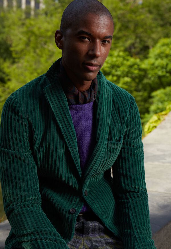 Paul Stuart Brushed Cashmere Crew Neck Sweater, image 4