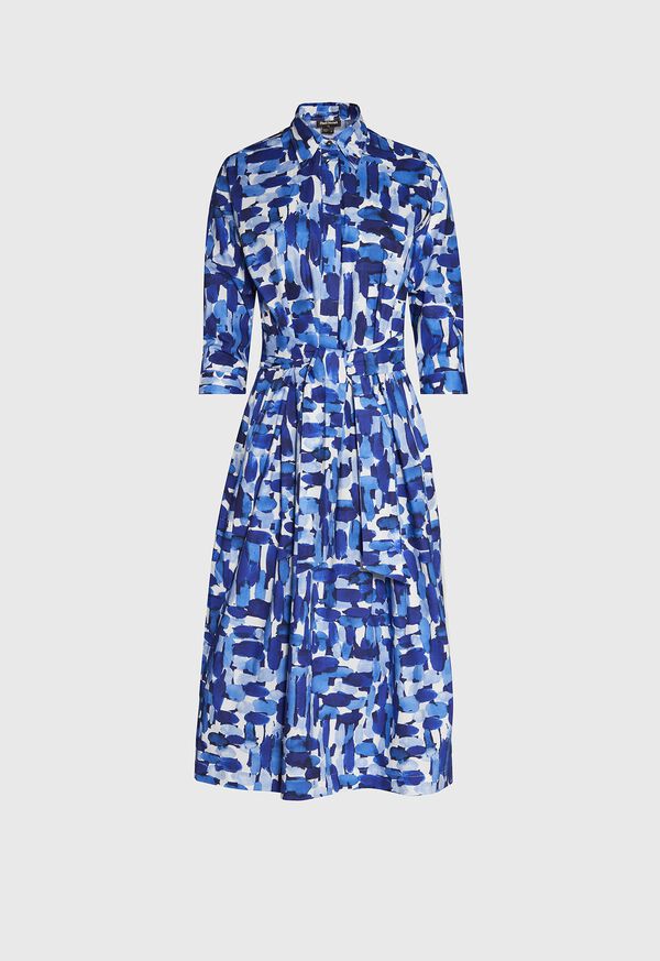 Paul Stuart Abstract Print Shirt Dress, image 1