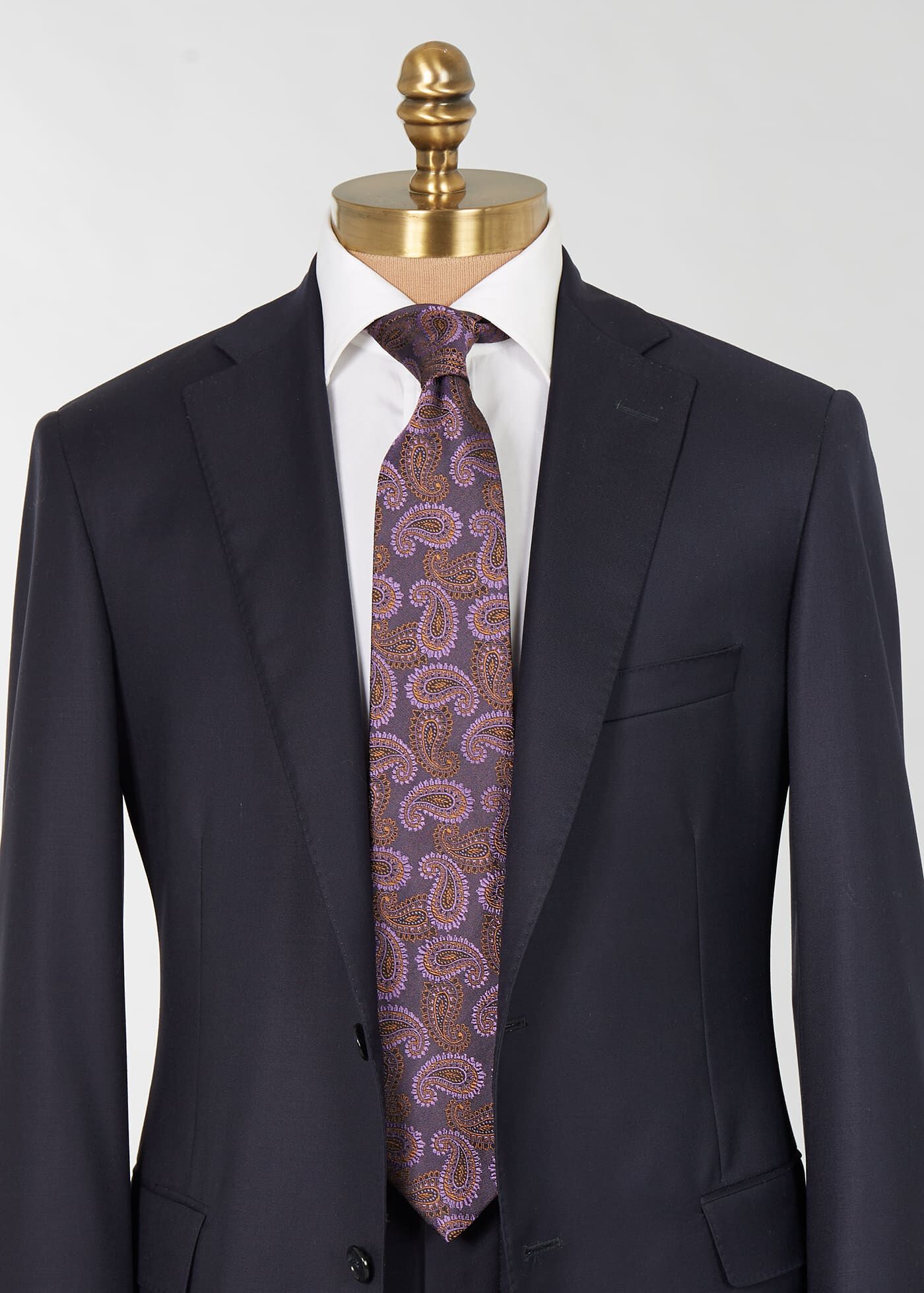 Woven Silk Two Tone Paisley Tie