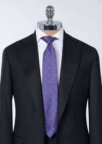 Paul Stuart Woven Silk & Linen Dot Tie, thumbnail 2