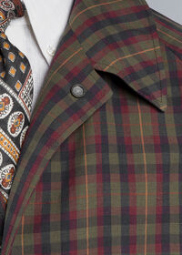 Paul Stuart Plaid Trench Coat, thumbnail 2
