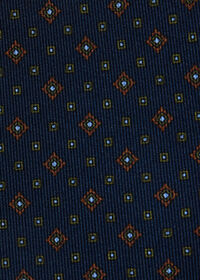 Paul Stuart Silk Printed Micro Medallion Tie, thumbnail 3
