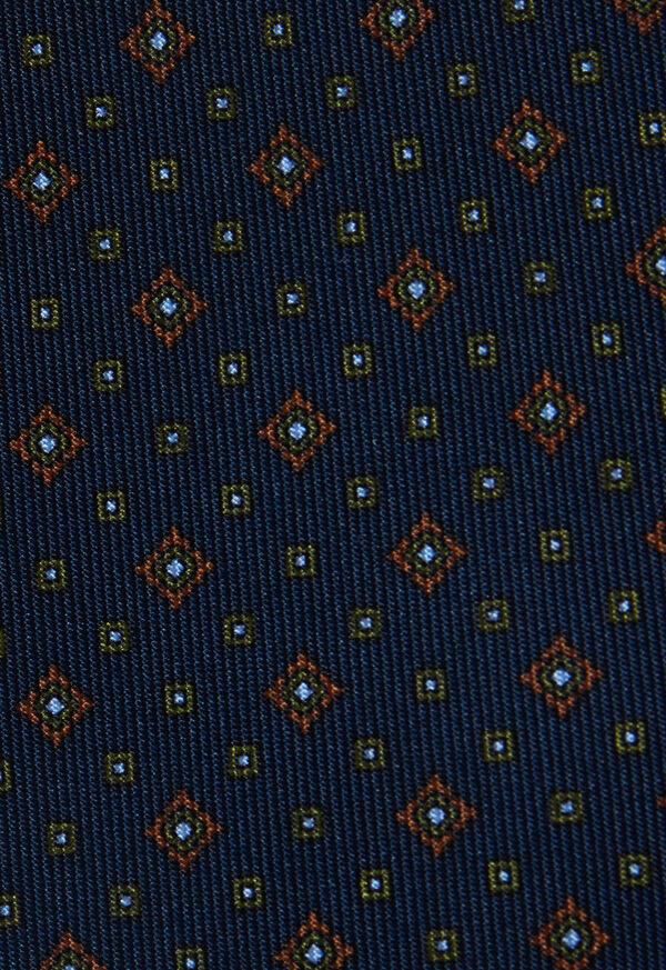 Paul Stuart Silk Printed Micro Medallion Tie, image 3