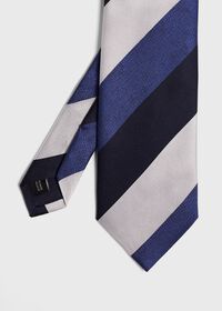 Paul Stuart Wide Textured Stripe Tie, thumbnail 1
