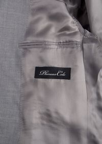 Paul Stuart Light Grey Mini Houndstooth Wool Blend suit, thumbnail 4