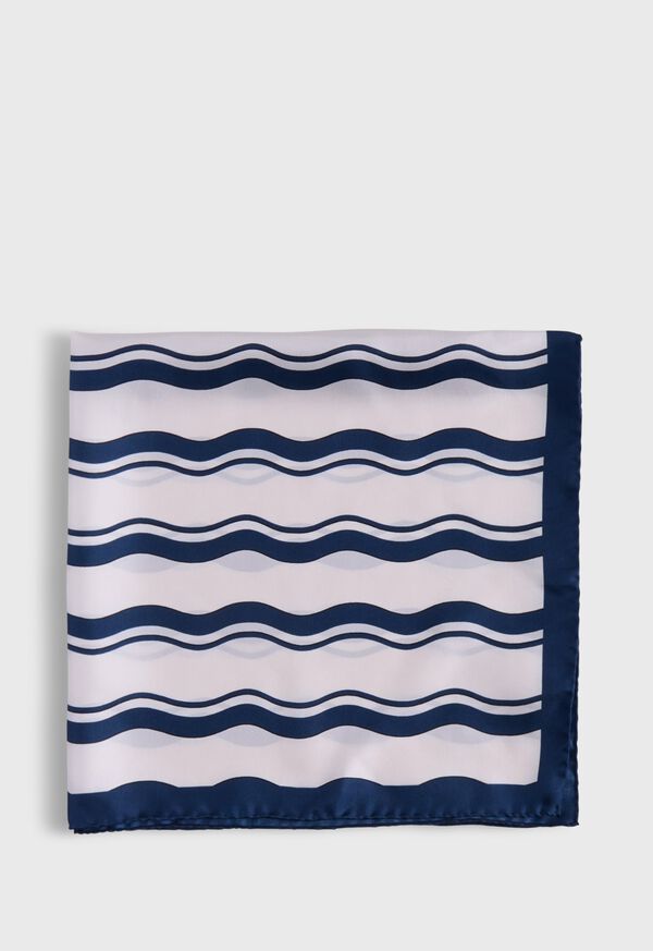 Paul Stuart Silk Horizontal Wave Bandana, image 3