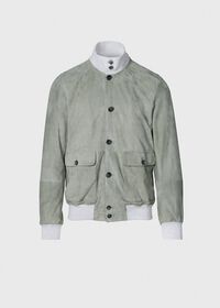 Paul Stuart Suede Bomber Jacket, thumbnail 1
