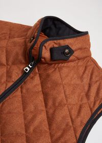 Paul Stuart Merino Wool Flannel Quilted Vest, thumbnail 9