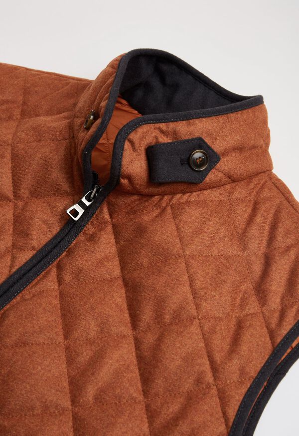Paul Stuart Merino Wool Flannel Quilted Vest, image 9