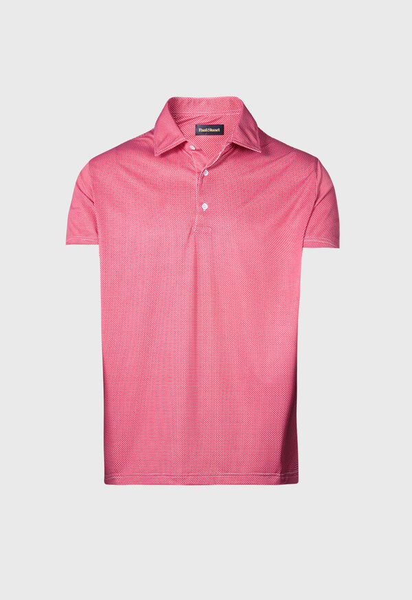 Paul Stuart Ultra Soft Deco Dot Performance Polo, image 1