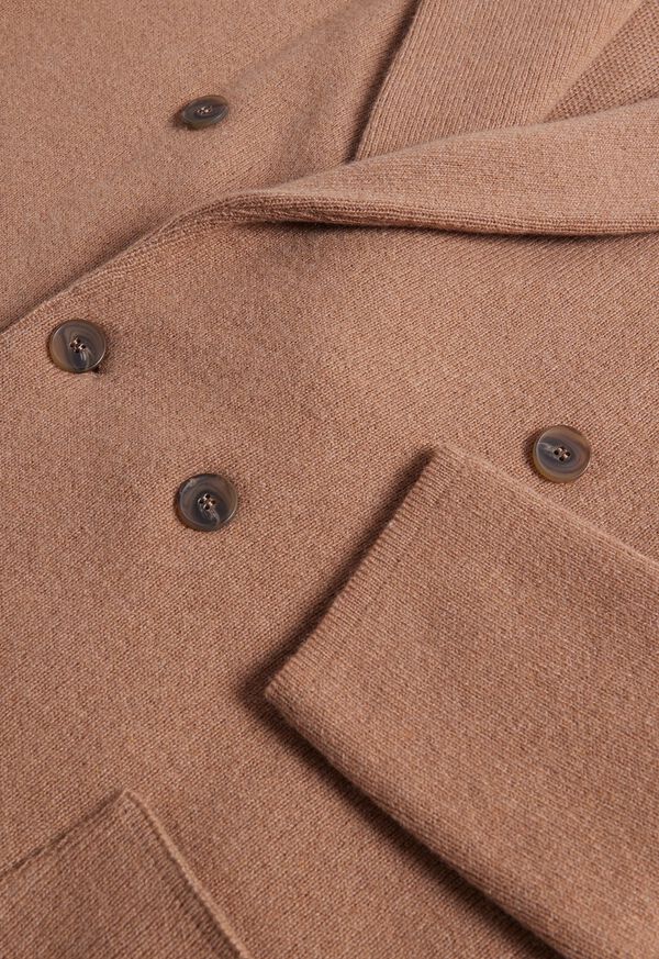 Paul Stuart Cashmere Knitted Double Breasted Blazer, image 2