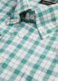 Paul Stuart Plaid Flannel Sport Shirt, thumbnail 2