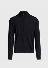Paul Stuart Merino Wool Zip Cardigan, thumbnail 1