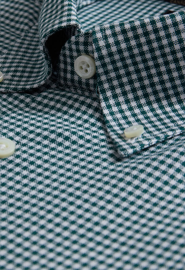 Paul Stuart Gingham Check Oxford Sport Shirt, image 2