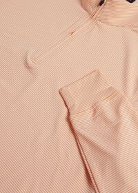 Paul Stuart Fine Stripe Quarter Zip Performance Pullover, thumbnail 6