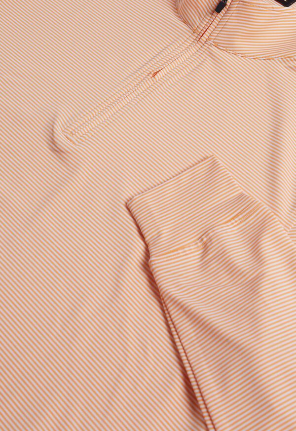 Paul Stuart Fine Stripe Quarter Zip Performance Pullover, image 6