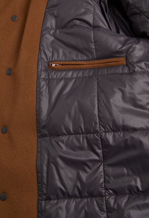 Paul Stuart Cashmere Car Coat with Removable Trim, image 4