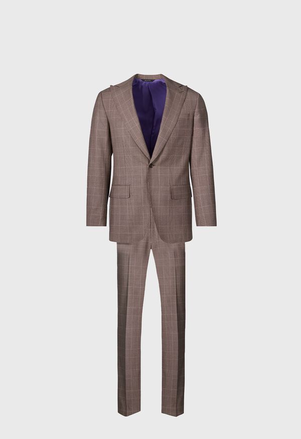 Paul Stuart Super 120s Wool Plaid Colman Suit, image 1