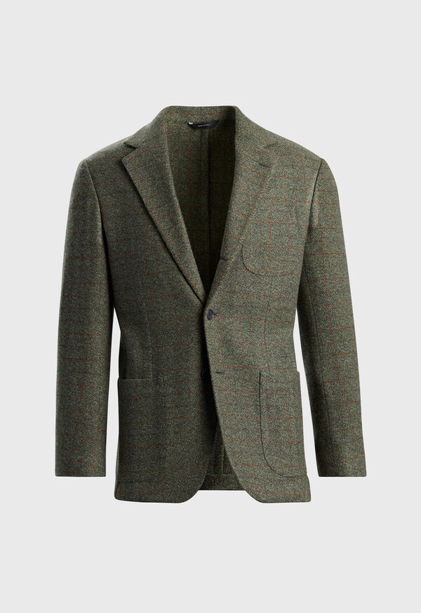 Paul Stuart Cashmere & Wool Plaid Jacket, image 1