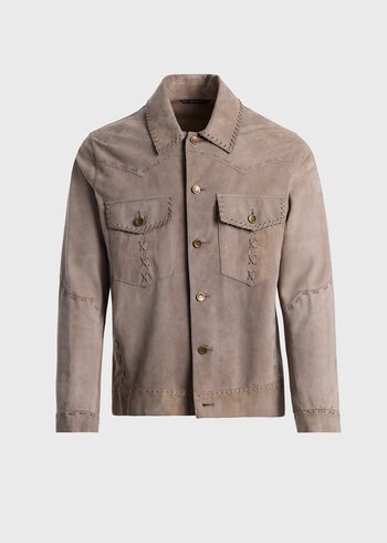 Paul Stuart Suede Whipstitch Jacket
