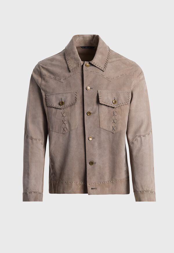 Paul Stuart Suede Whipstitch Jacket, image 1