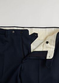Paul Stuart Navy Plaid Wool Soft Shoulder Suit, thumbnail 6