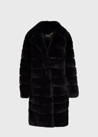 Paul Stuart Rabbit Fur Coat, thumbnail 1
