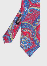 Paul Stuart Bright Paisley Silk Tie, thumbnail 1