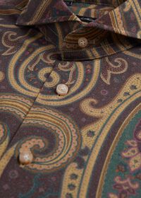 Paul Stuart Printed Paisley Brushed Cotton Sport shirt, thumbnail 2