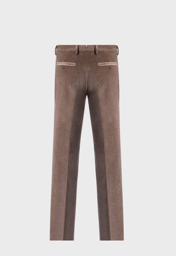 Paul Stuart Suede Trimmed Corduroy Trouser, image 3