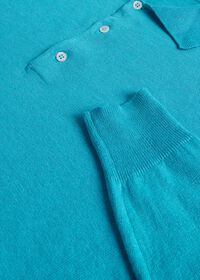 Paul Stuart Linen & Cotton Polo Shirt, thumbnail 2