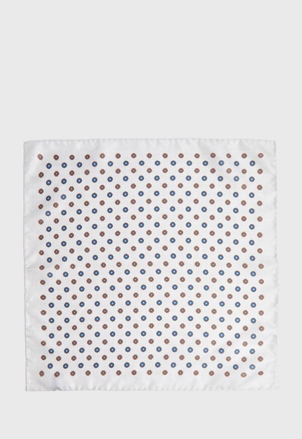 Paul Stuart Medallion Silk Pocket Square, image 2