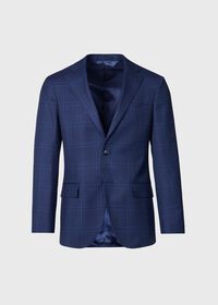 Paul Stuart All Year Blue Plaid Jacket, thumbnail 1