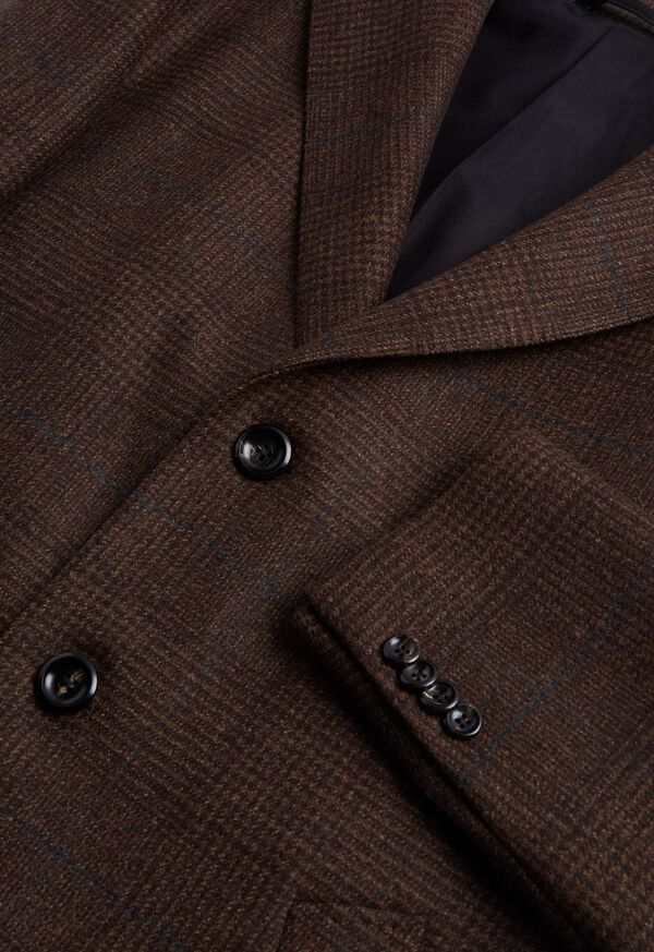 Paul Stuart Wool Plaid Overcoat, image 2