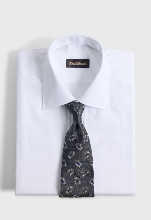 Paul Stuart Woven Silk Oval Deco Tie, image 2