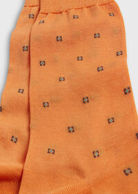 Paul Stuart Cotton Deco Motif Sock, thumbnail 3