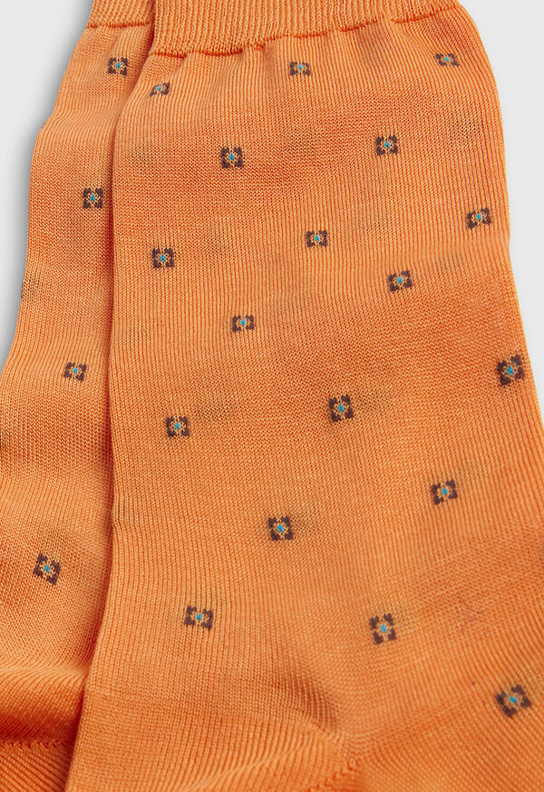 Paul Stuart Cotton Deco Motif Sock, image 3