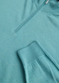 Paul Stuart Cashmere & Silk Quarter Zip Pullover, thumbnail 3