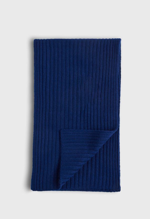 Paul Stuart Cashmere Ribbed Scarf, image 1